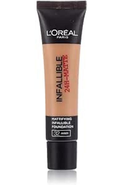 L'Oreal Paris L'Oreal Infallible 24H Matte Foundation - 32 Amber, 35 ml
