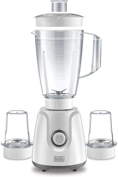 Black&Decker 400W 1.5L Blender With Grinder With 300ml 2 Grinding,, For Fine Grinding Coffee BX4000-B5