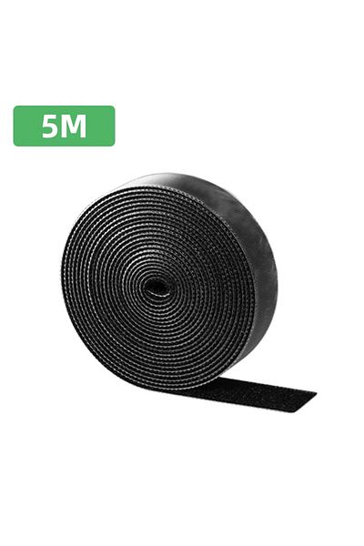 Choice 5 Black B 1/5m Cable Organizer Cable Management Wire Winder Tape Earphone Mouse Cord Management Ties