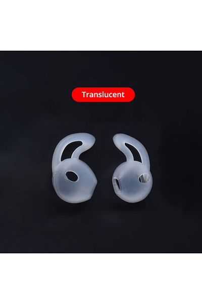 Choice Translucent Eardeco Eartip Ear Cap Earphone Accessories 1 Pair Earphone Pads Silicone Case Earbuds C
