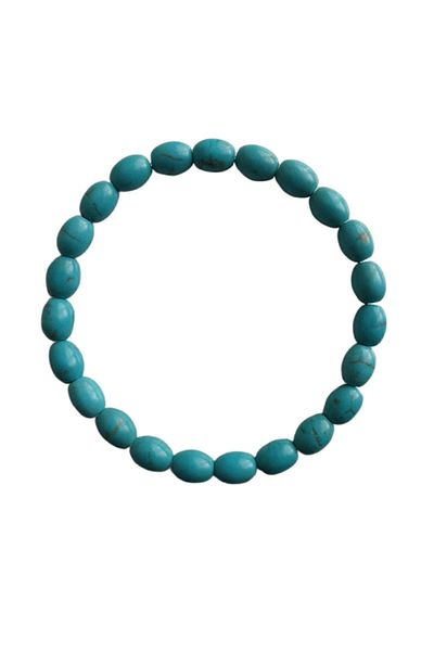 SEVENSLEEPERS Turquoise Turquoise-Like Natural Stone Bracelet - Children and Adults Unisex