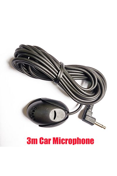 Choice Black Car Audio Microphone 3.5mm External Mic For Car Vehicle Head Unit Bluetooth Enabled Stereo Rad
