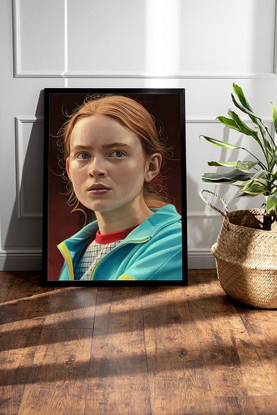 Saturn Stranger Things Max Pictură înrămată - Pictură poster de serie