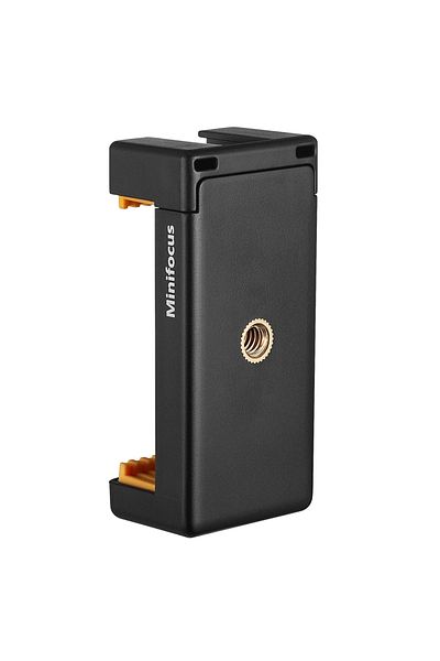 Choice Yellow Cell Phone Holder Vlog Tripod Mount Adapter With Cold Shoe Mount 1/4 Screw Holes For Smartpho