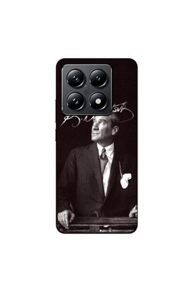 Zebana حافظة متوافقة مع هاتف Xiaomi Mi 14T Pro حافظة سيليكون مصطفى كمال أتاتو...