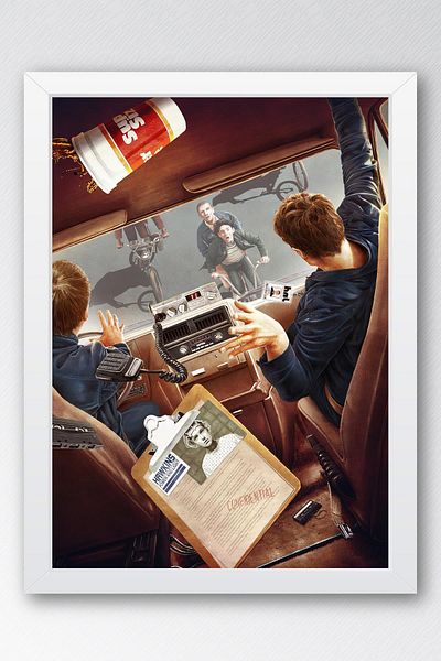 Saturn Stranger Things Pictură înrămată - Poster de serie