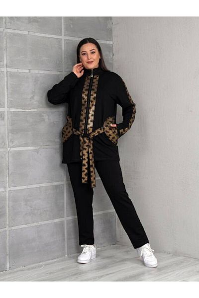 Bella Belluci بدلة نسائية حجرية مقاس كبير