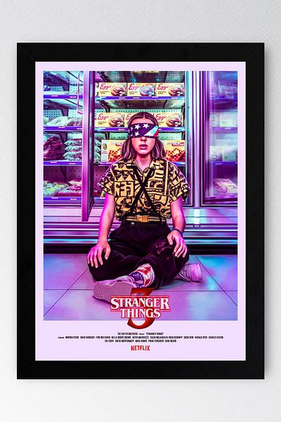 Saturn Stranger Things Eleven Pictură înrămată - Poster de serie