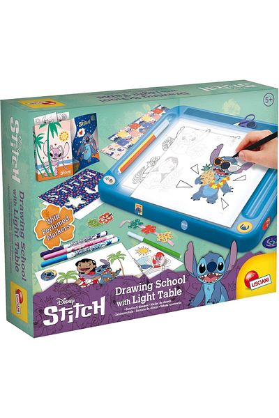 Lisciani Drawing board with lights - Stitch