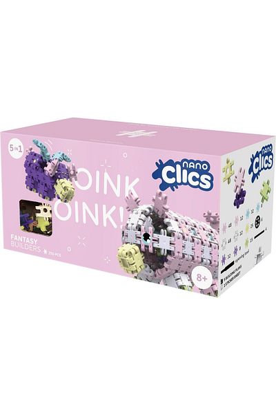 Clicstoys Nano Clics Pro fantastické konstrukce 250 dílků, Clicformers