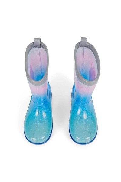 Perletti Perletti Sirena Shellfie rubber boots size 28 29 blue