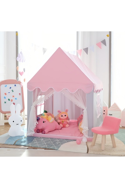 Arabest خيمة لعب للأطفال، خيمة لعب على شكل قلعة أميرة للأطفال الصغار، بيت لعب...