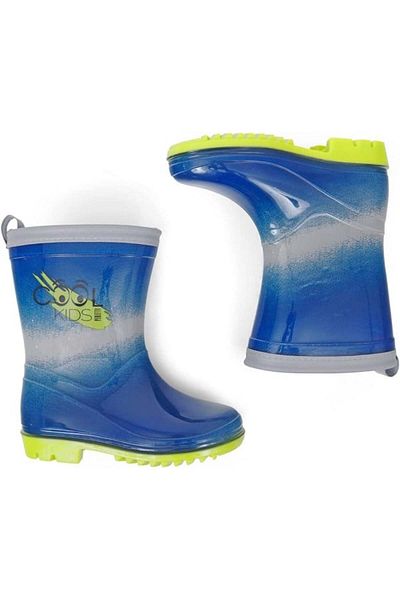 Perletti Perletti rubber boots with reflective edge sizes 30 31 gray blue