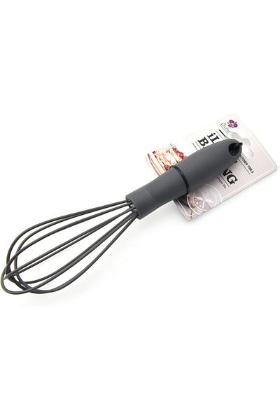 ORCHID 12-Inch ILB Silicone Whisk for Cooking and Baking, Egg Whisk with Ergonomic Handle