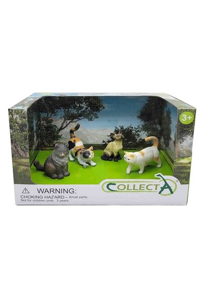 Collecta Set of 4 hand-painted figurines Loving Kittens 84218