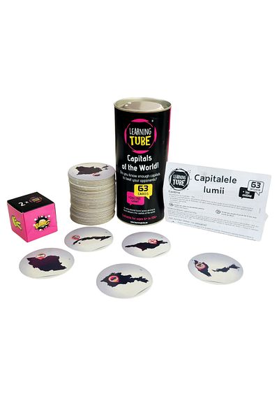 K-TOYZ Learning Tube® Game - Capitals of the World