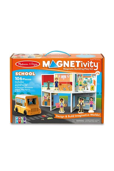 Melissa & Doug Magnetic Play Set At School - Melissa & Doug