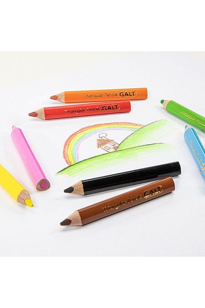 Galt Set of 8 triangular colored pencils