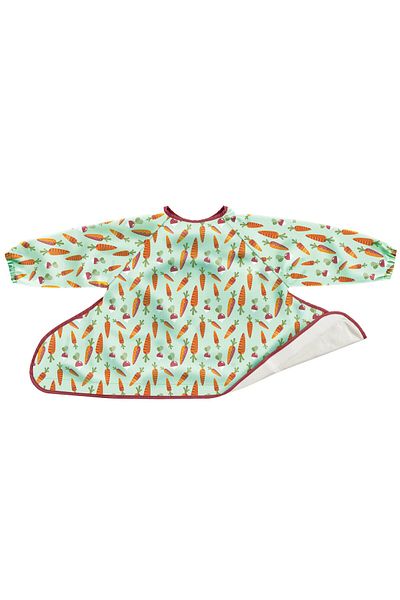 Tidy Tot Long Sleeve Bib - Radish and Carrot