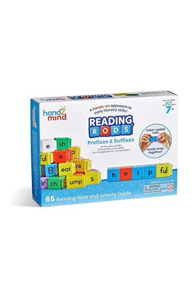 Hand2Mind Reading Rods® Cubes - Prefixes & Suffixes