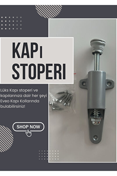 EVEO Basmalı Kapı Stoperi Şık ve Kullanışlı Stoper + Vida