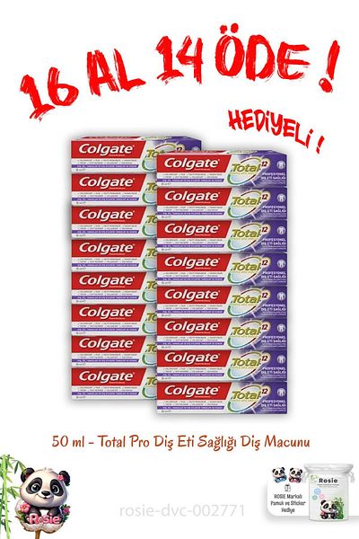 Colgate Buy 16 Pay 14 Total Pro Gingival Health Toothpaste 50 ml
