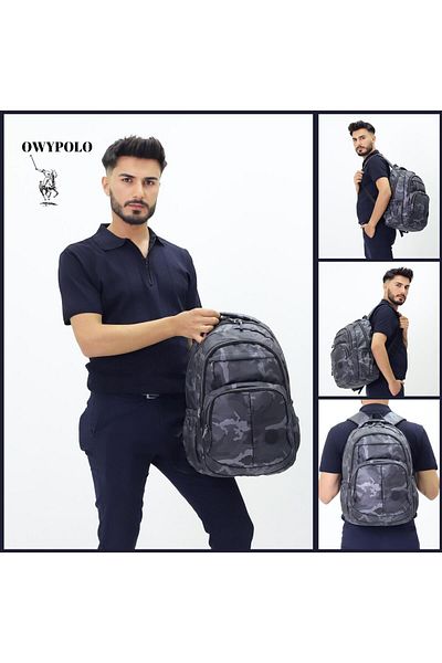 Probag Geantă de școală ergonomică impermeabilă - Rucsac elegant, ușor și cu volum mare OKLÇ001