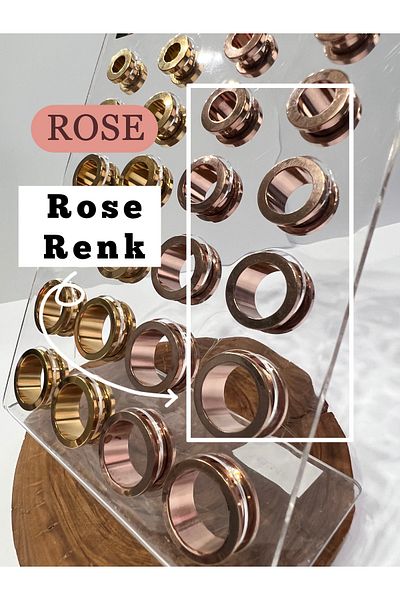 Karınca Piercing Gold Color Or Rose Color Ear Tunnel Piercing