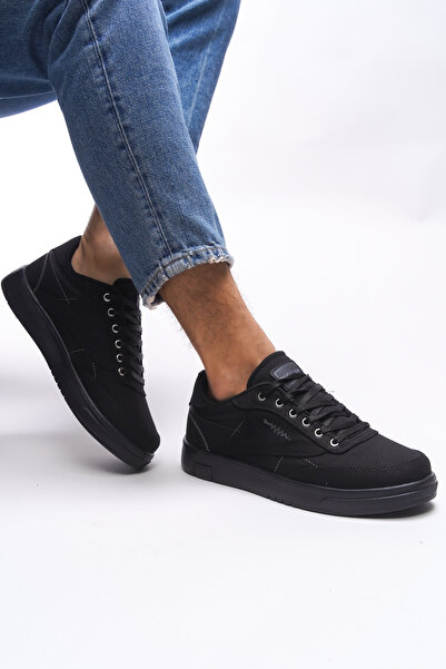 Riccon Triszaphir 0012158 Model Men's Black Sneakers