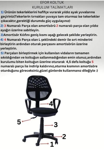 Healife Fileli Döner Koltuk Çalışma Koltuğu Laboratuvar Sandalyesi Dönerli Sandalye Ofis Koltuğu