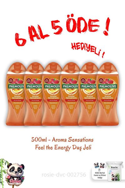 Palmolive Shower Gel 500 ml Buy 6 Pay 5 Aroma Sensations Feel the Energy