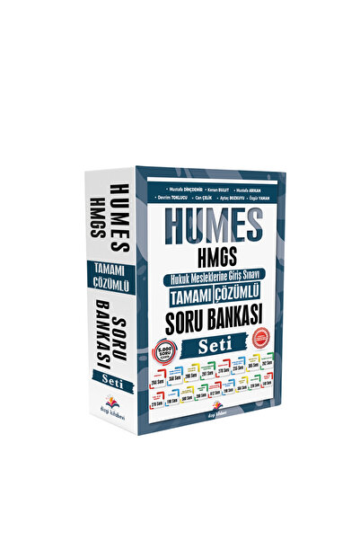 Dizgi Kitap 2025 Humes Hmgs Hukuk Mesleklerine Giriş Sınavı Tamamı Çözümlü Soru Bankası Seti