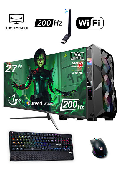 IZOLY Registeel Y I7-10700f 16gb 512gb M.2 Nvme Rtx 2060s 8gb 27" 240hz Oyunc...