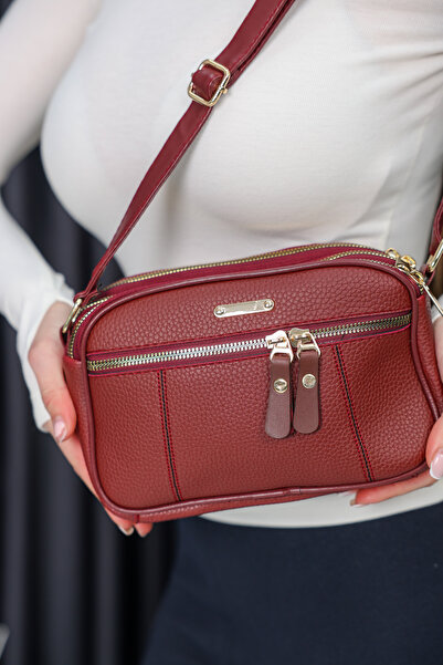 Crecer DÁMSKA päťdielna CROSSBODY TAŠKA NA RAMENO S NASTAVITEĽNÝM POPRUHOM