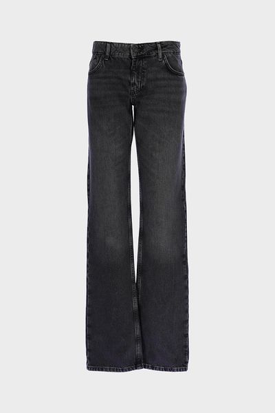 CROSS JEANS Anthracite Regular Waist Zip Slim Fit Jeans with Stones C 4934-023