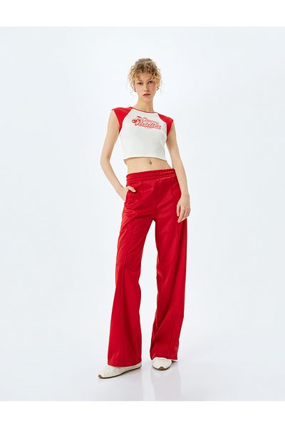 Koton Μπλουζάκι με στάμπα Cherry Crew Neck Raglan με μανίκια