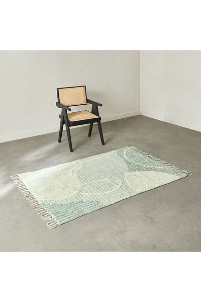 Home Box بطانية قطنية مخططة من Aizel Vega مقاس 110×160 سم