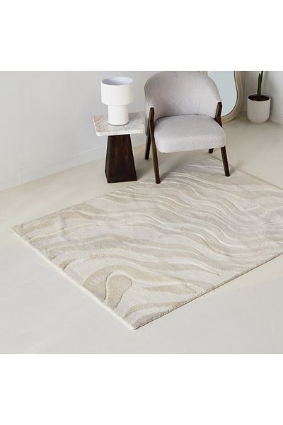 Home Box Milton Waves Knitted Microfiber Rug 120x170 cm