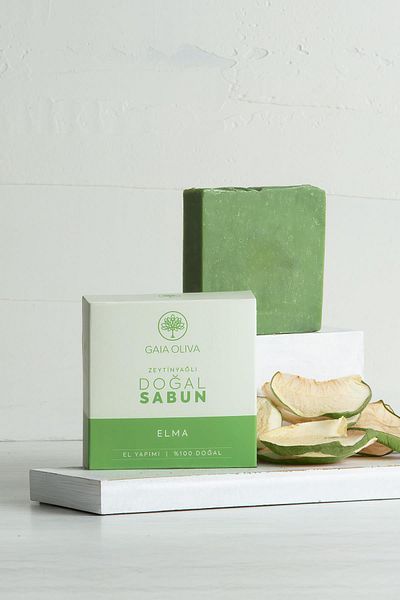 Gaia Oliva Handmade Natural Soap with Apple and Olive Oil