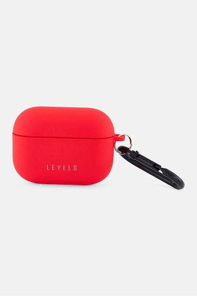 Levelo Gorra Silicone Airpods Pro Case, Red