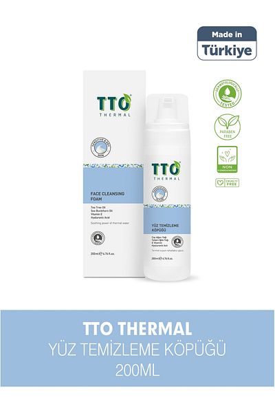 TTO 200 ml Deep Pore Cleansing - Facial Cleansing Foam (Tea Tree Oil)