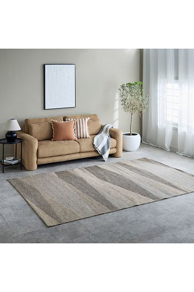 Home Box Ciara Ashen Anti Skid Polypropylene Rug 200x300 cm