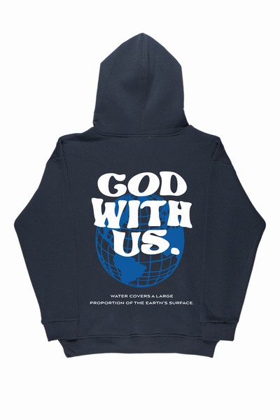 By Caspita Fashion Lenithra Bog s nama nazad Štampano Unisex Oversize kroj Di...