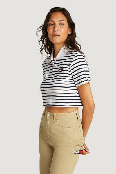 Tommy Hilfiger Női logós Crop póló