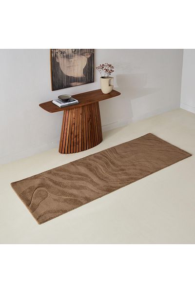 Home Box Milton Waves Knitted Microfibre Rug 75x150 cm