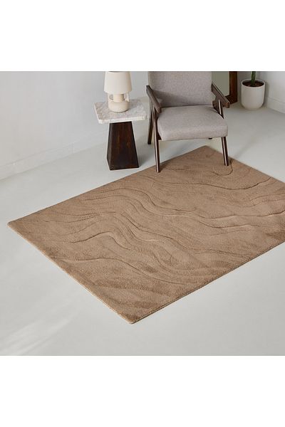 erorex Milton Waves Knitted Microfiber Rug - 120x170 cm