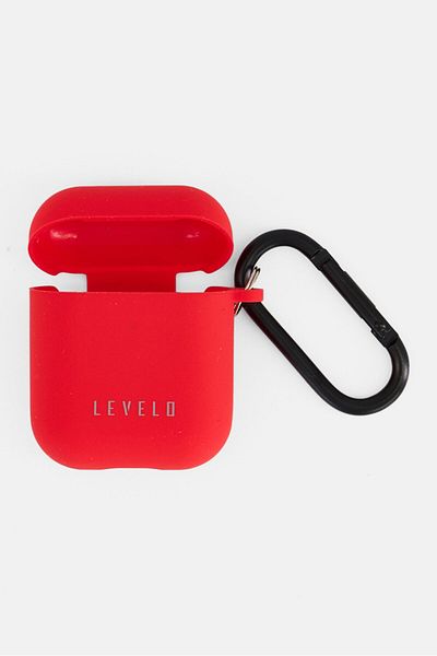 Levelo Gorra Silicone Airpods Case 12, Red