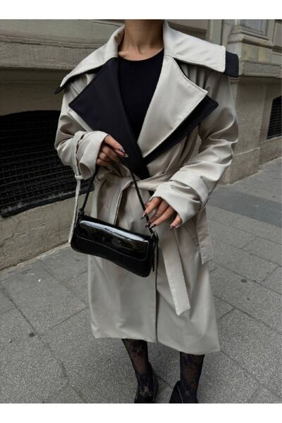 Sindimoda Adonis Oversize Cep Detaylı Trençkot 3954