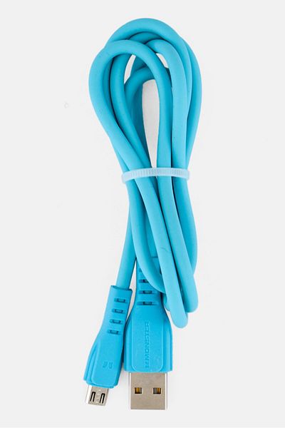 MONSTER U Link Am706 Type Data Charing Cable, Turquoise