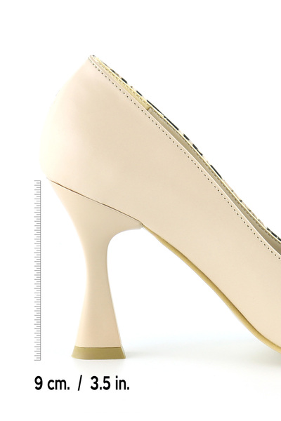 Erkan Saçmacı Jatqılı Plus Skin Snake Goblet Heeled Shoes